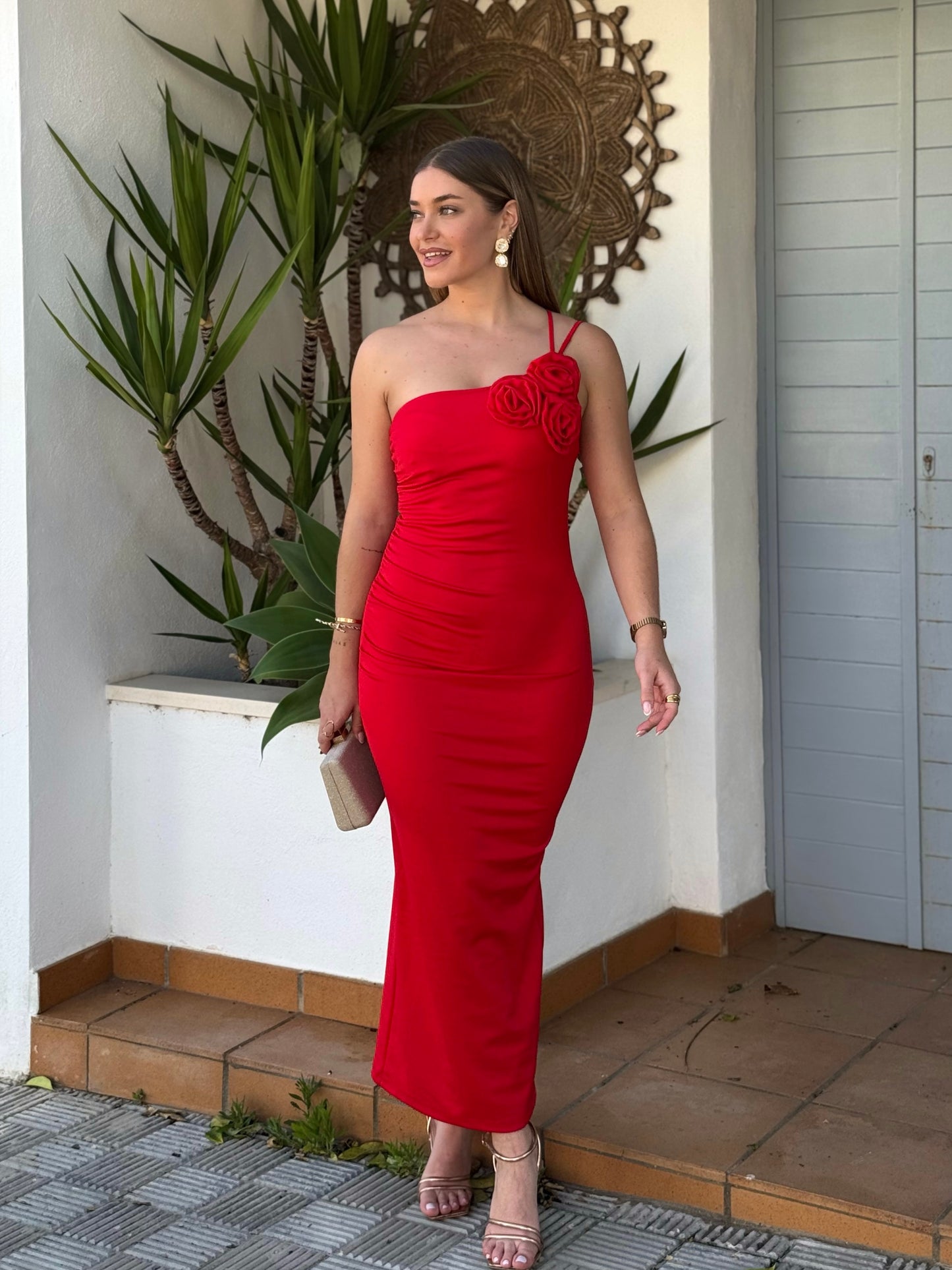 Vestido Rosas