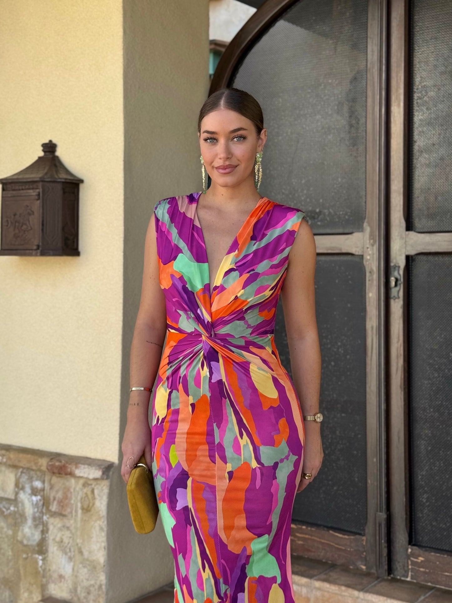 Vestido Platino Rosa