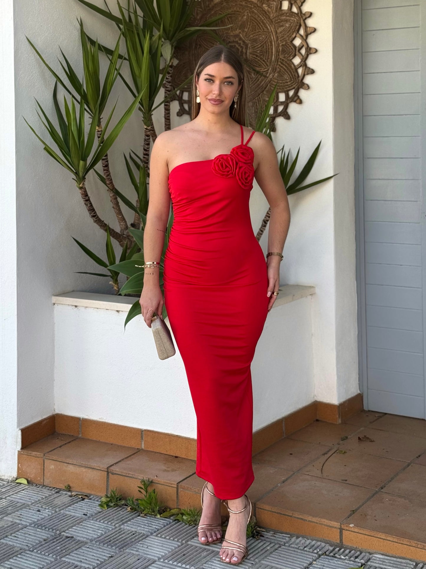 Vestido Rosas