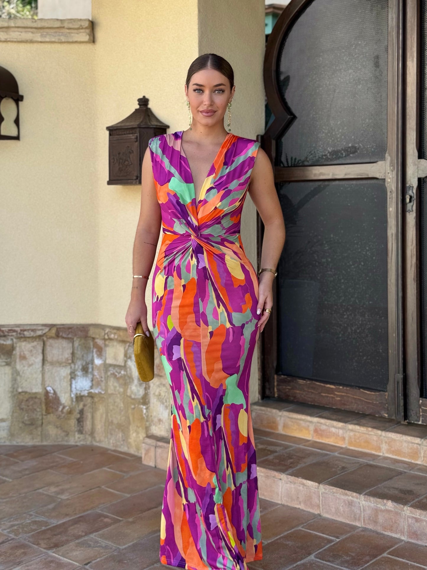 Vestido Platino Rosa