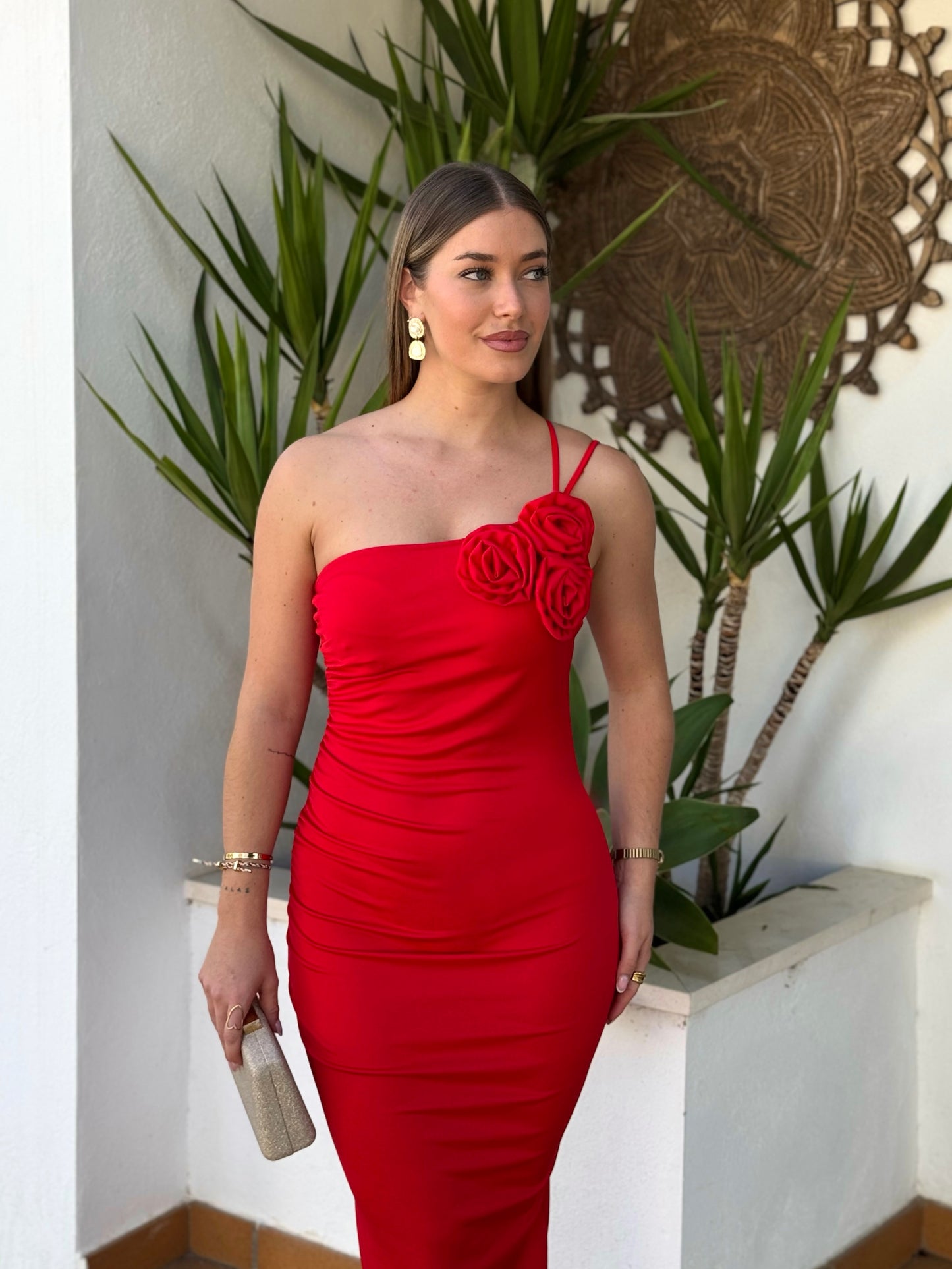 Vestido Rosas