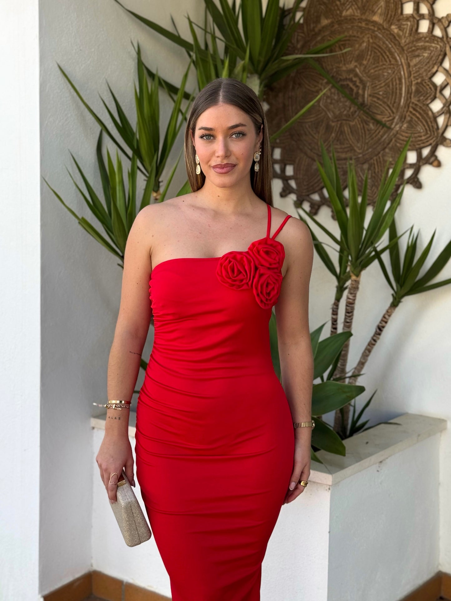 Vestido Rosas