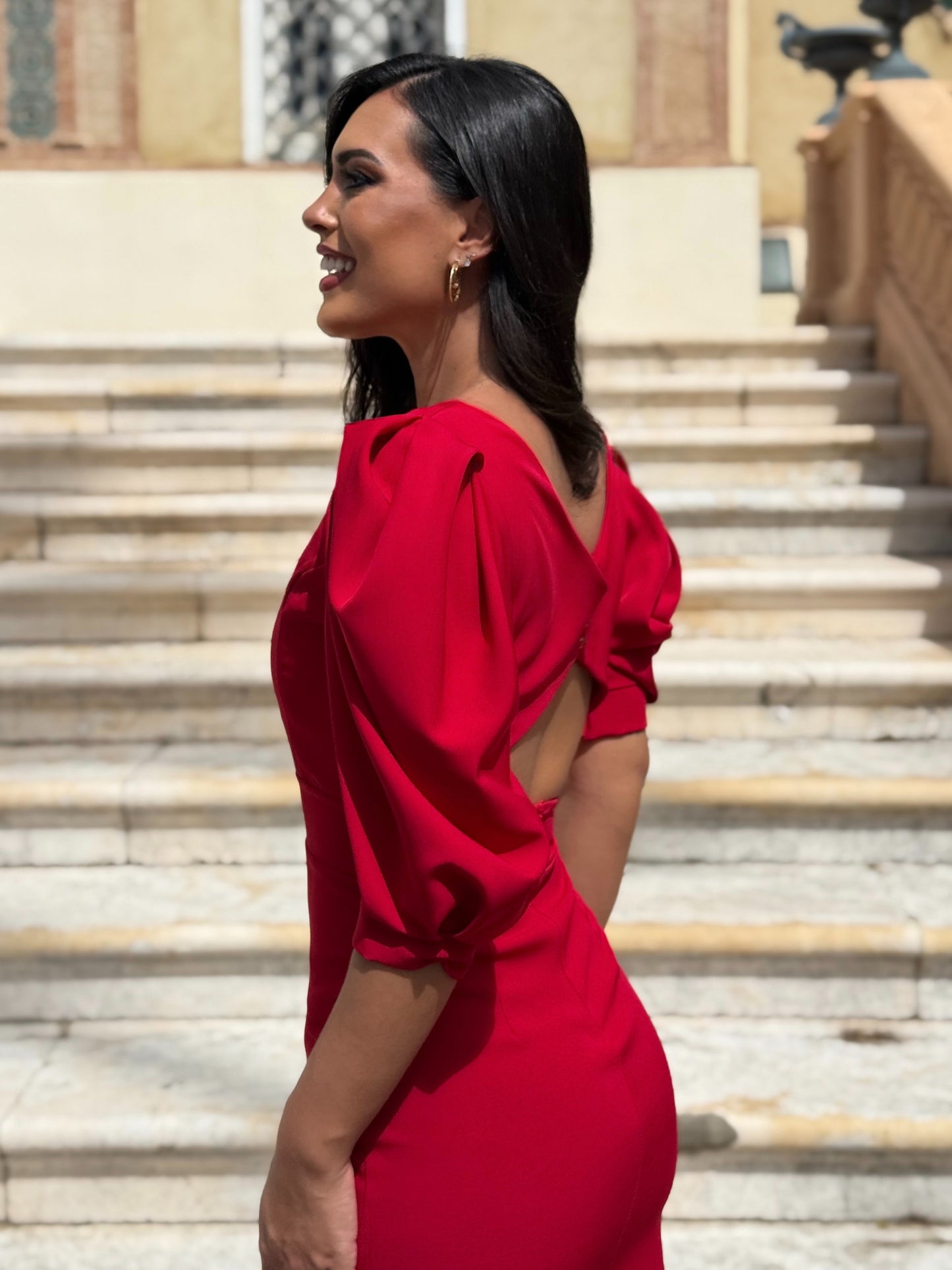 Vestido Lirio Rojo