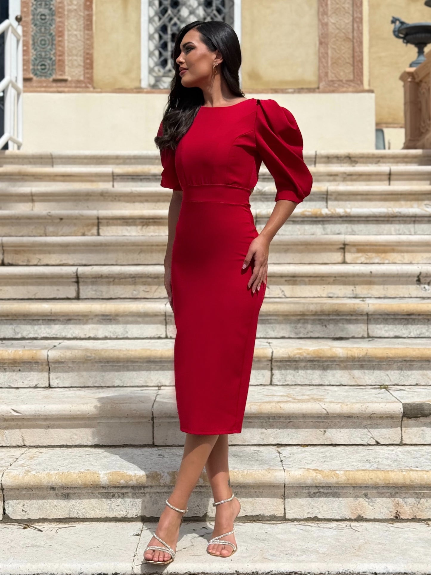 Vestido Lirio Rojo