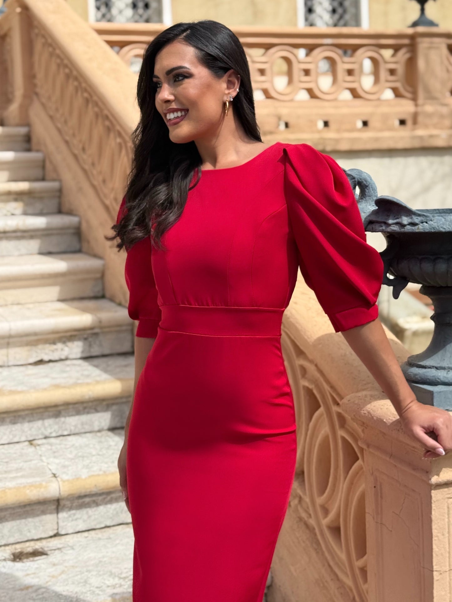 Vestido Lirio Rojo