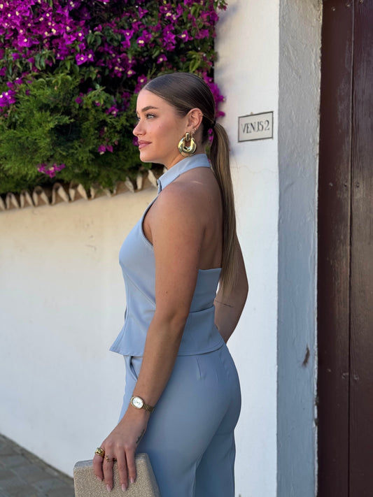 Conjunto Alelí Gris Perla