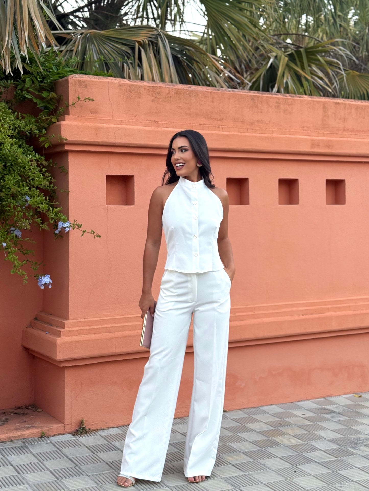 Conjunto Alelí Blanco