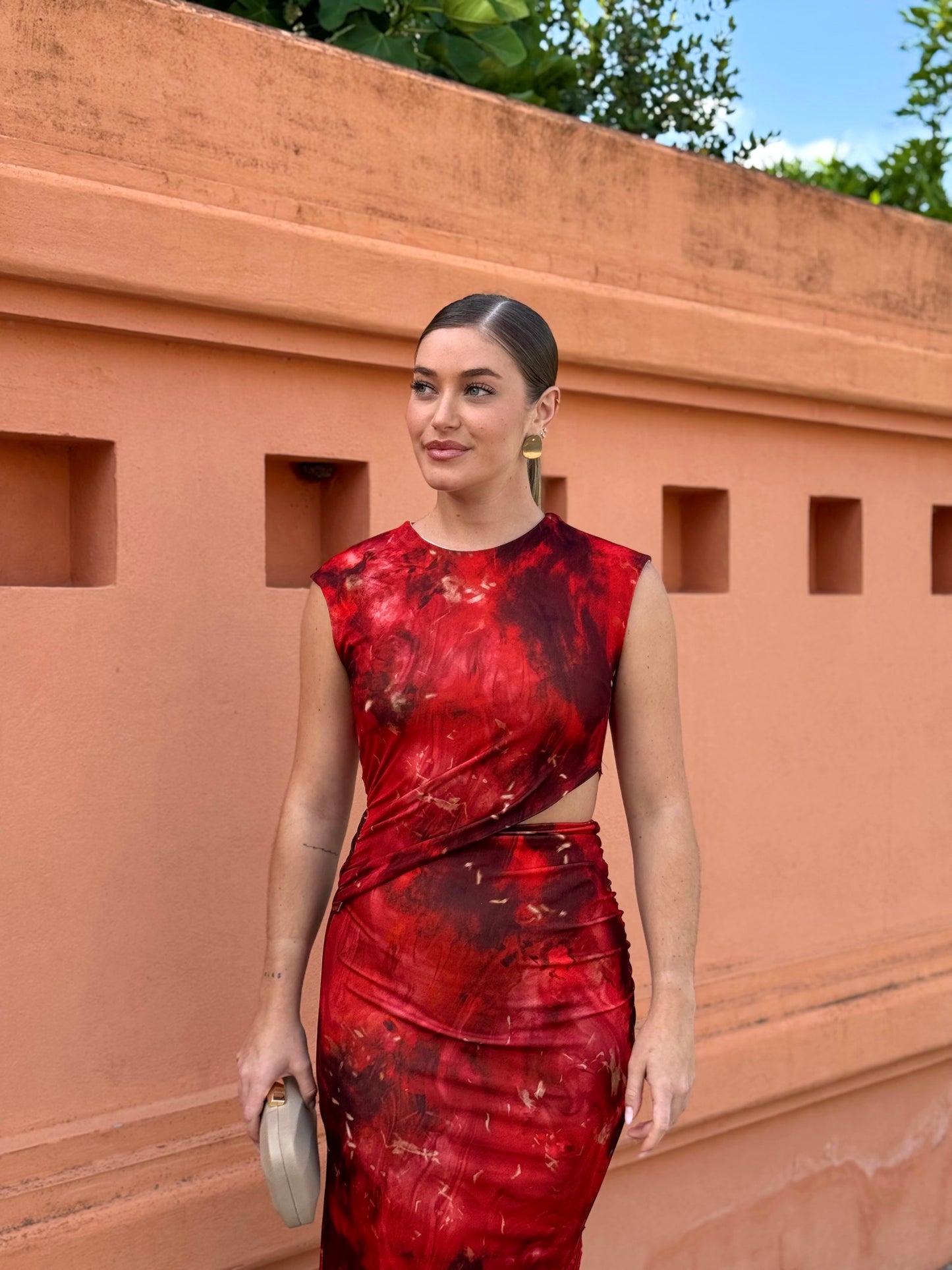 Vestido Cuarzo Rojo