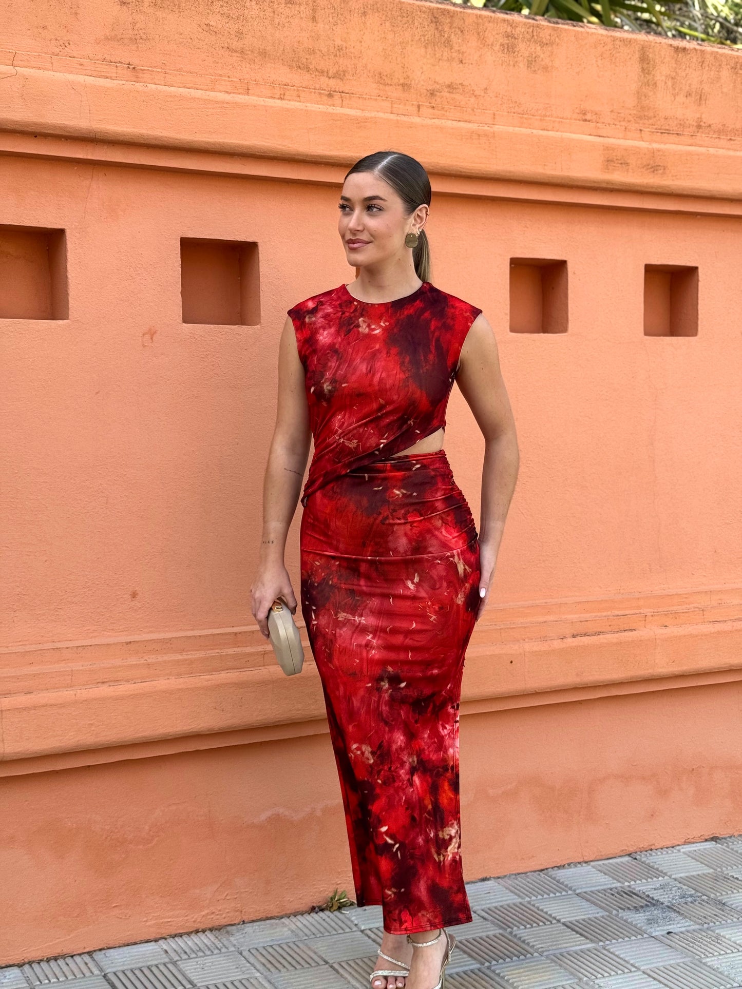 Vestido Cuarzo Rojo