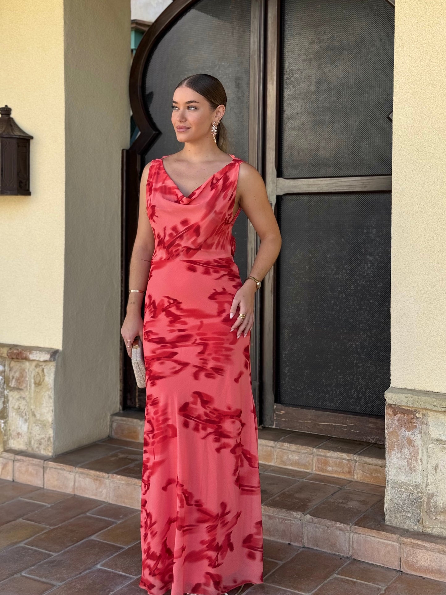 Vestido Tulipán Coral