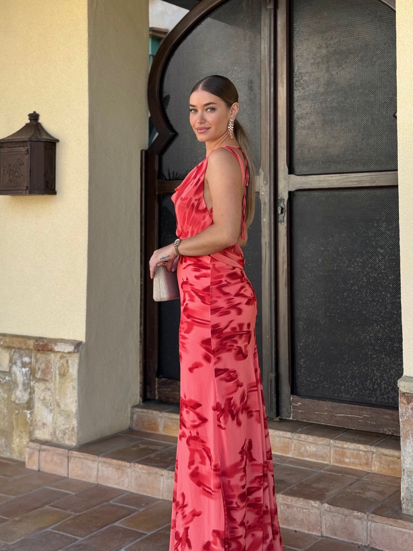 Vestido Tulipán Coral