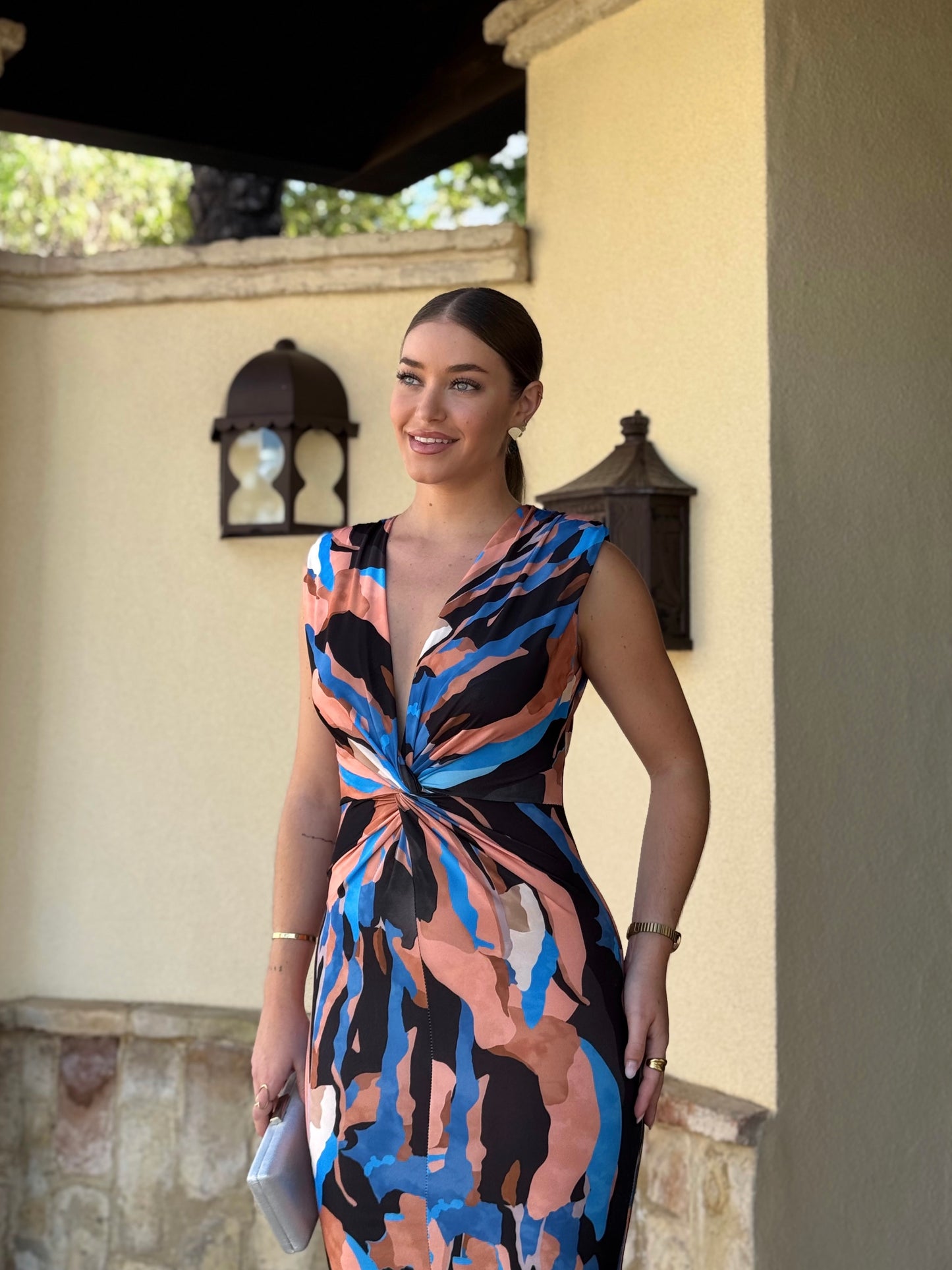 Vestido Platino Azul