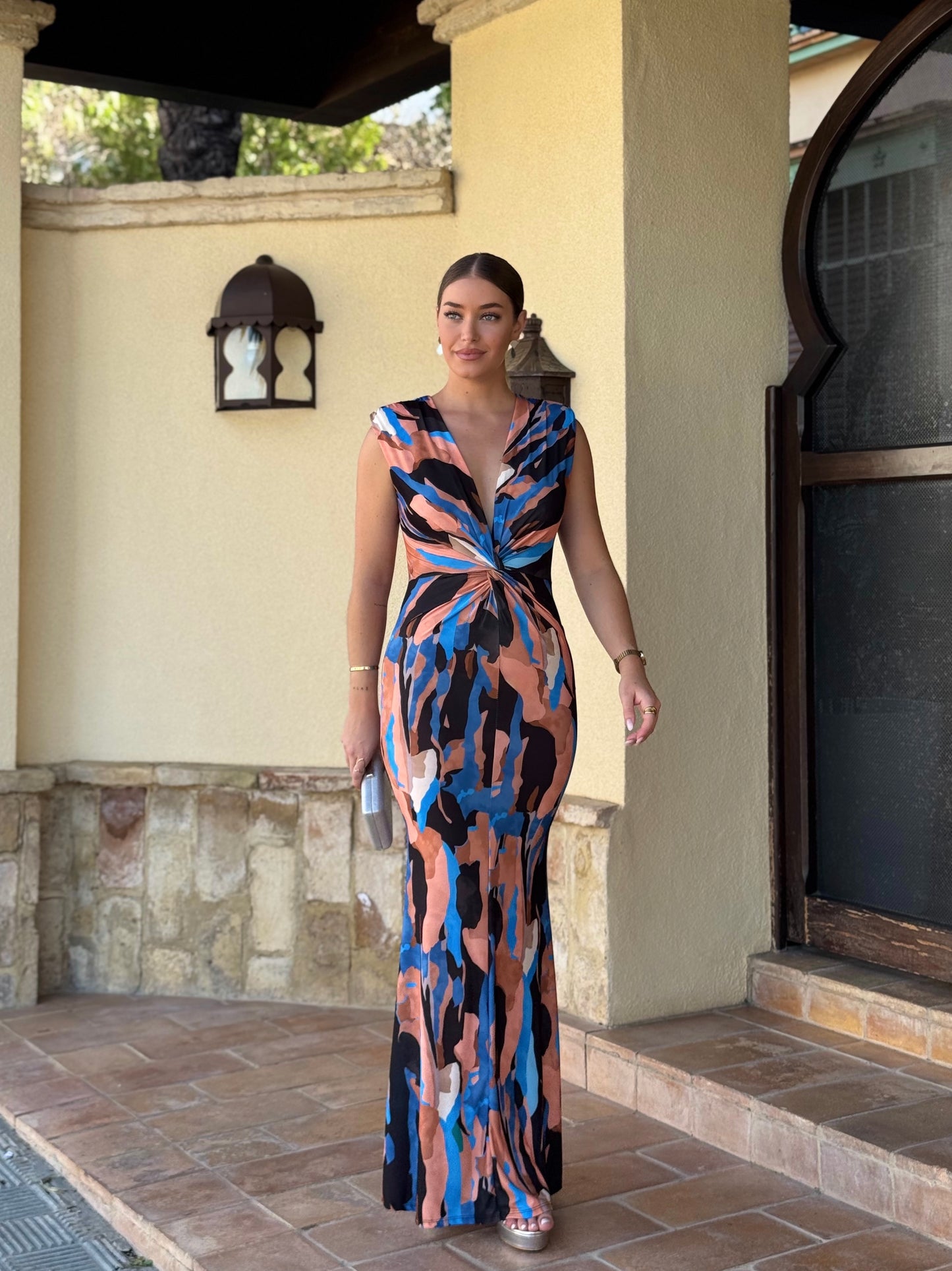 Vestido Platino Azul