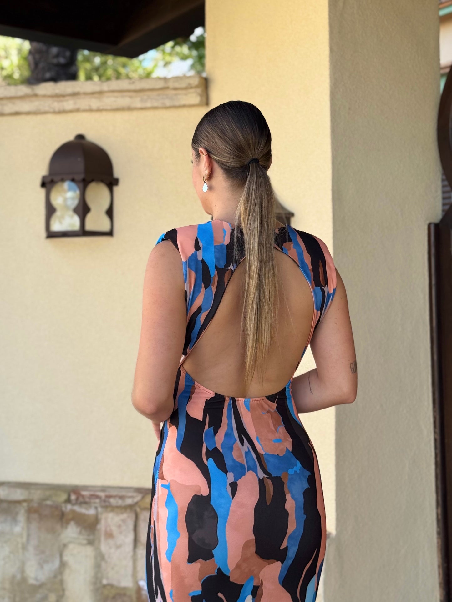 Vestido Platino Azul