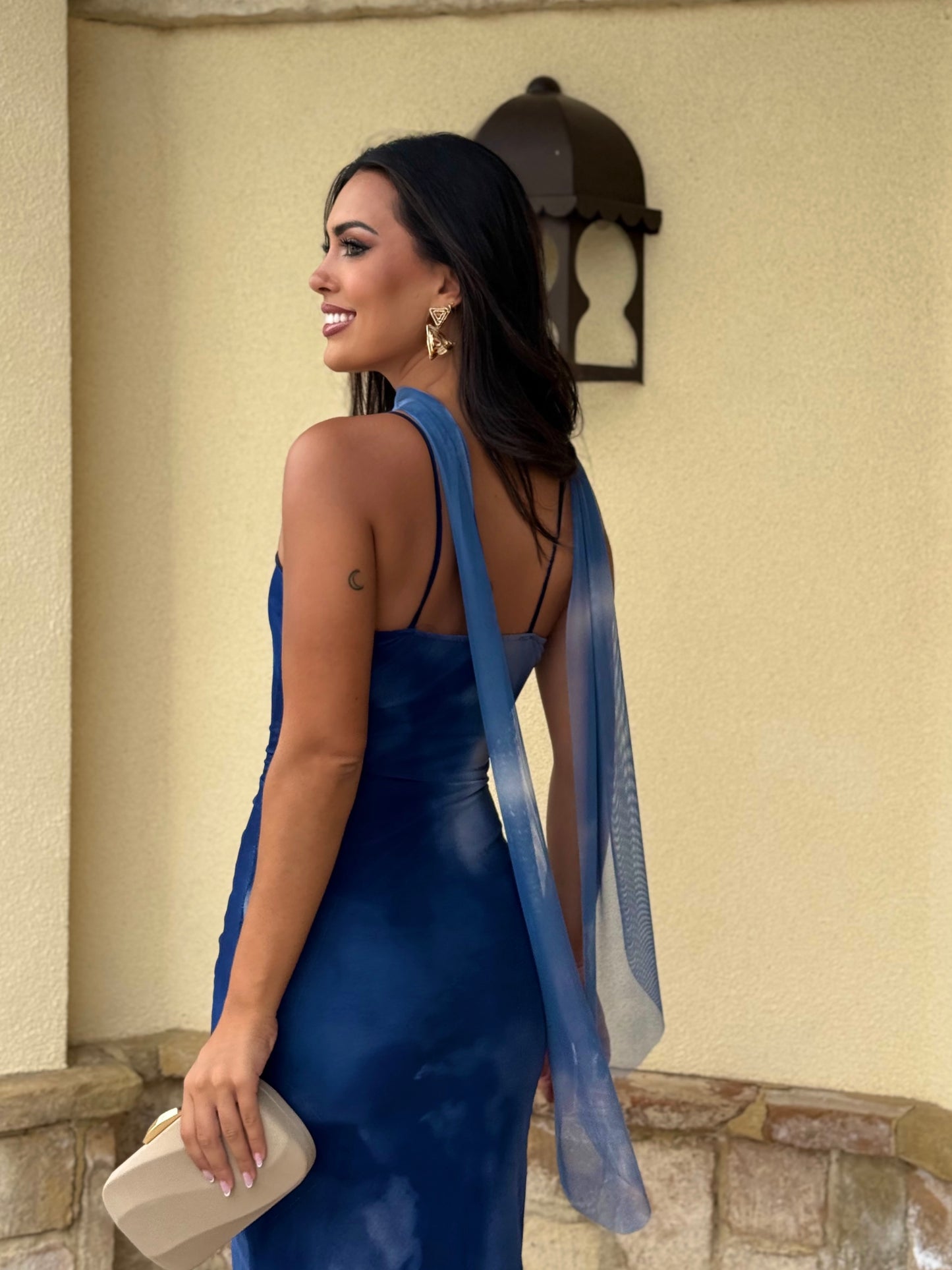 Vestido Esmeralda Azul