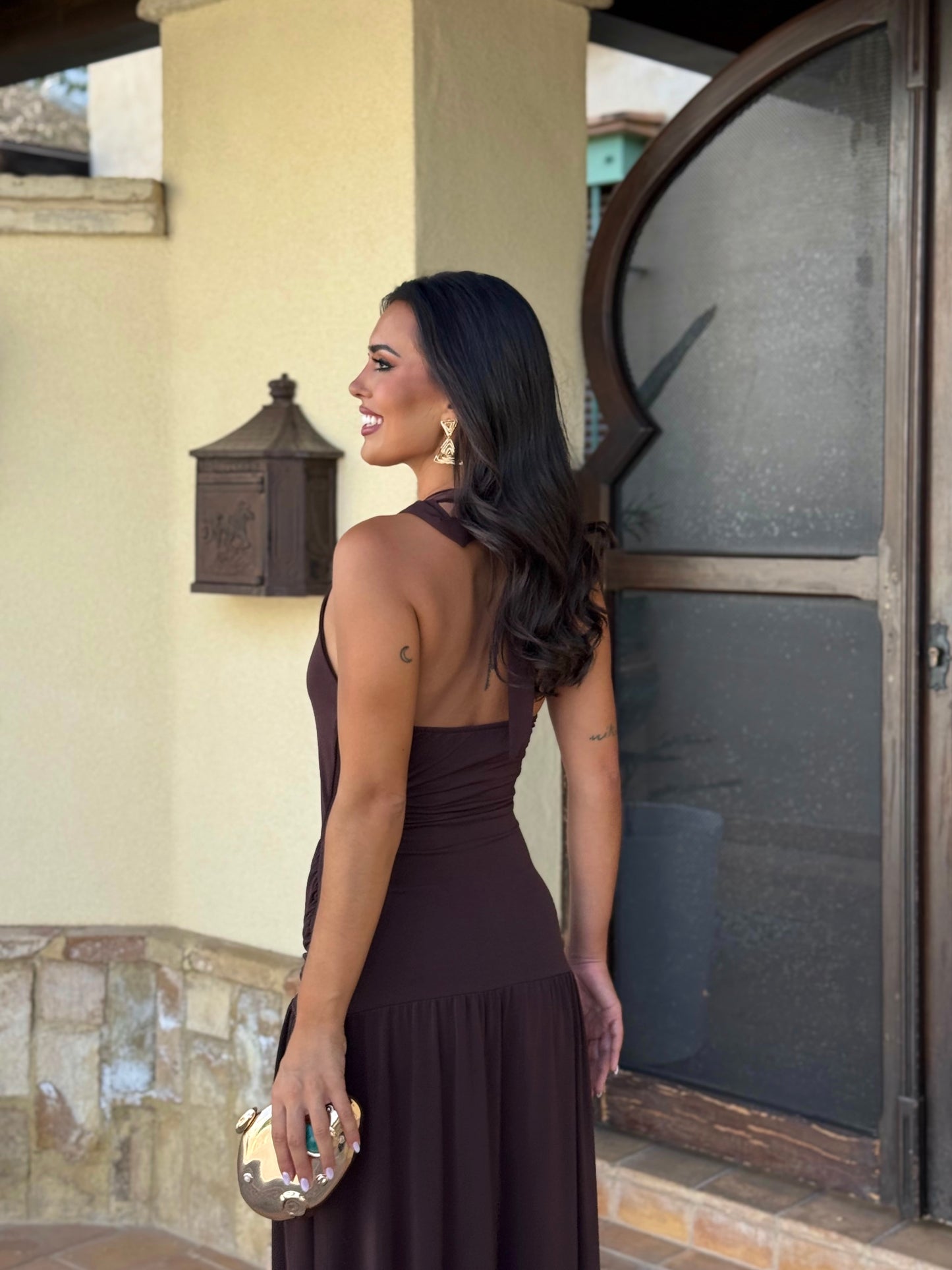 Vestido Riolita Marrón