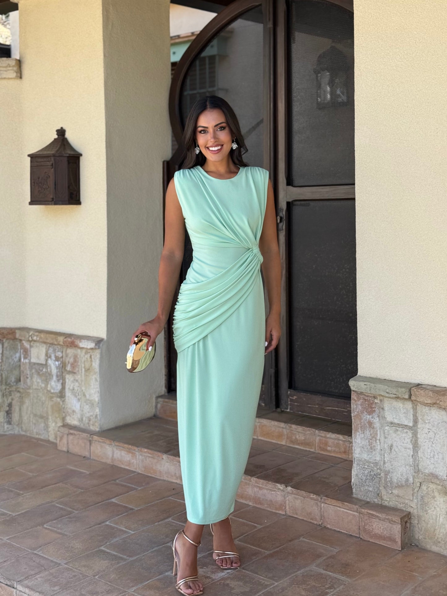 Vestido Alba Aguamarina