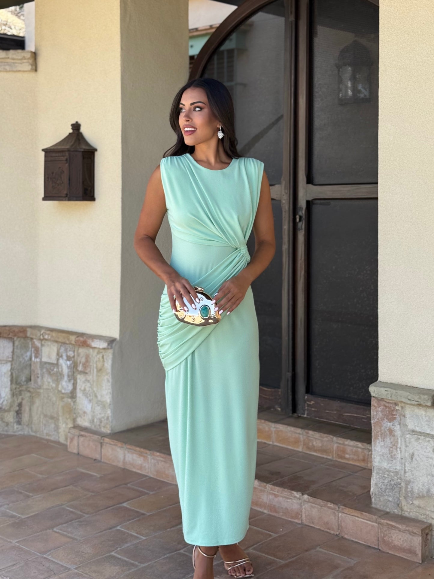 Vestido Alba Aguamarina