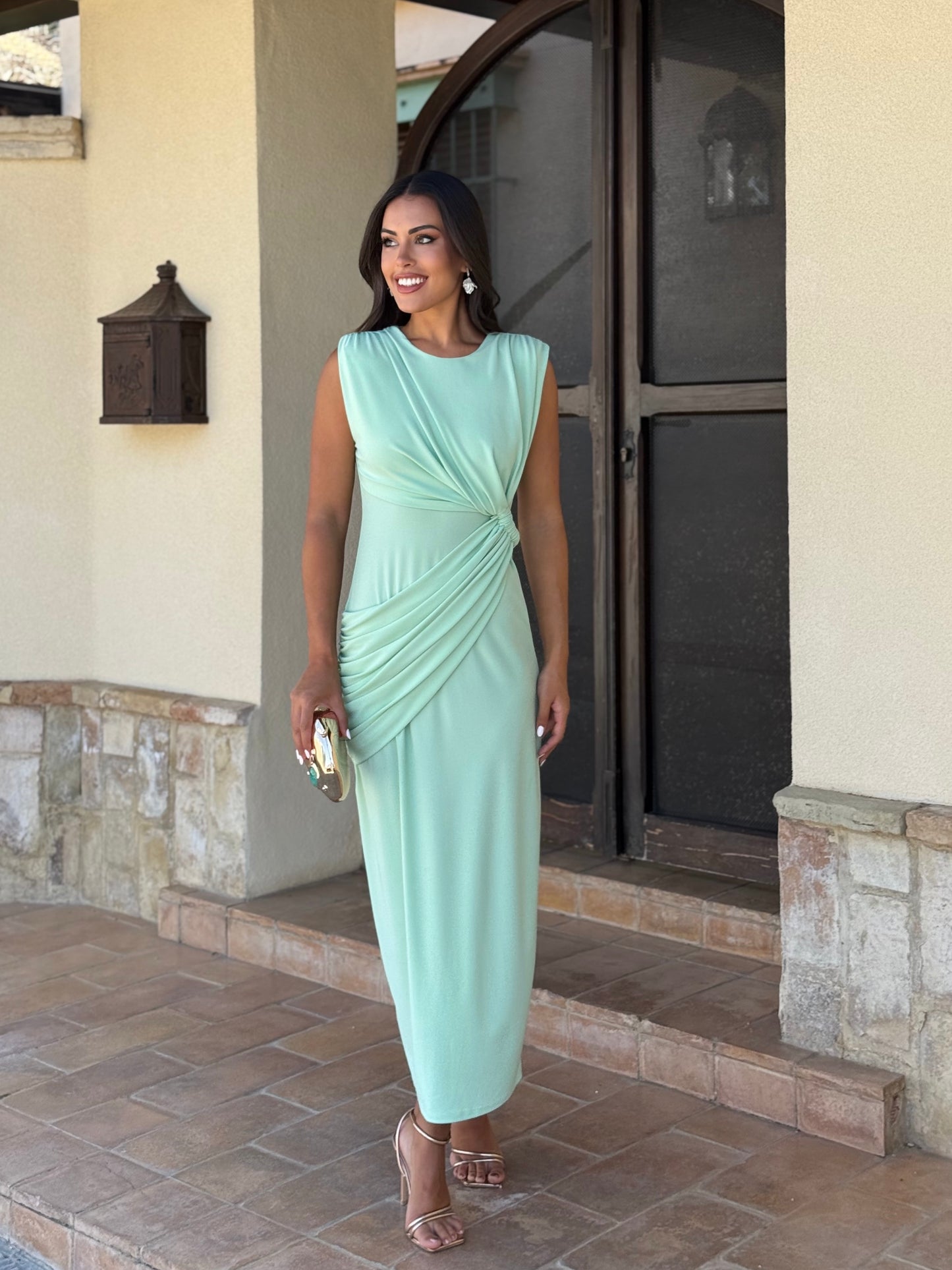 Vestido Alba Aguamarina