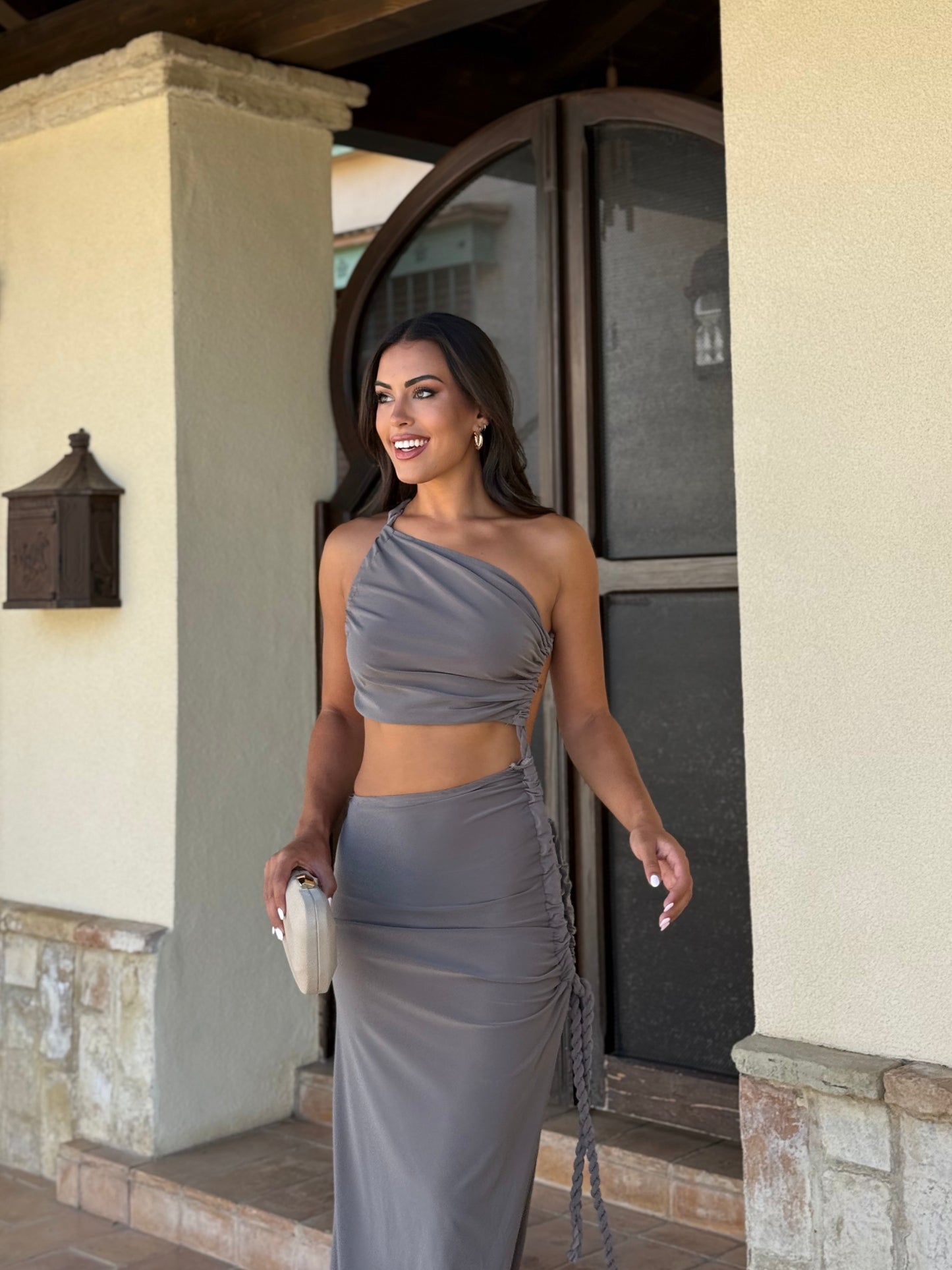 Vestido Ibiza Gris Piedra