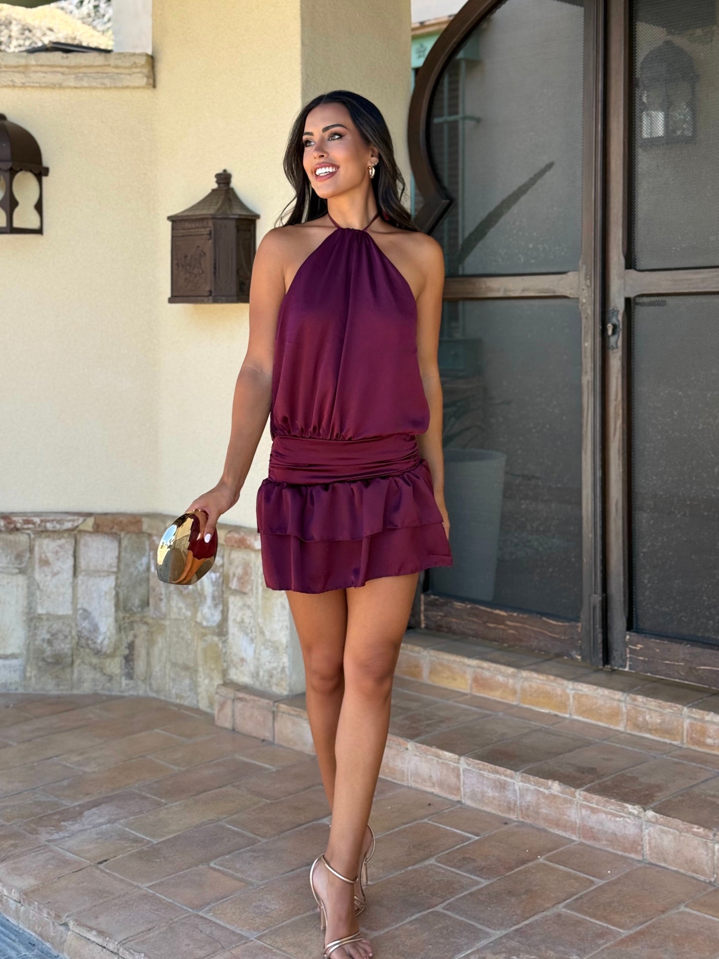 Vestido Sophia Burdeos