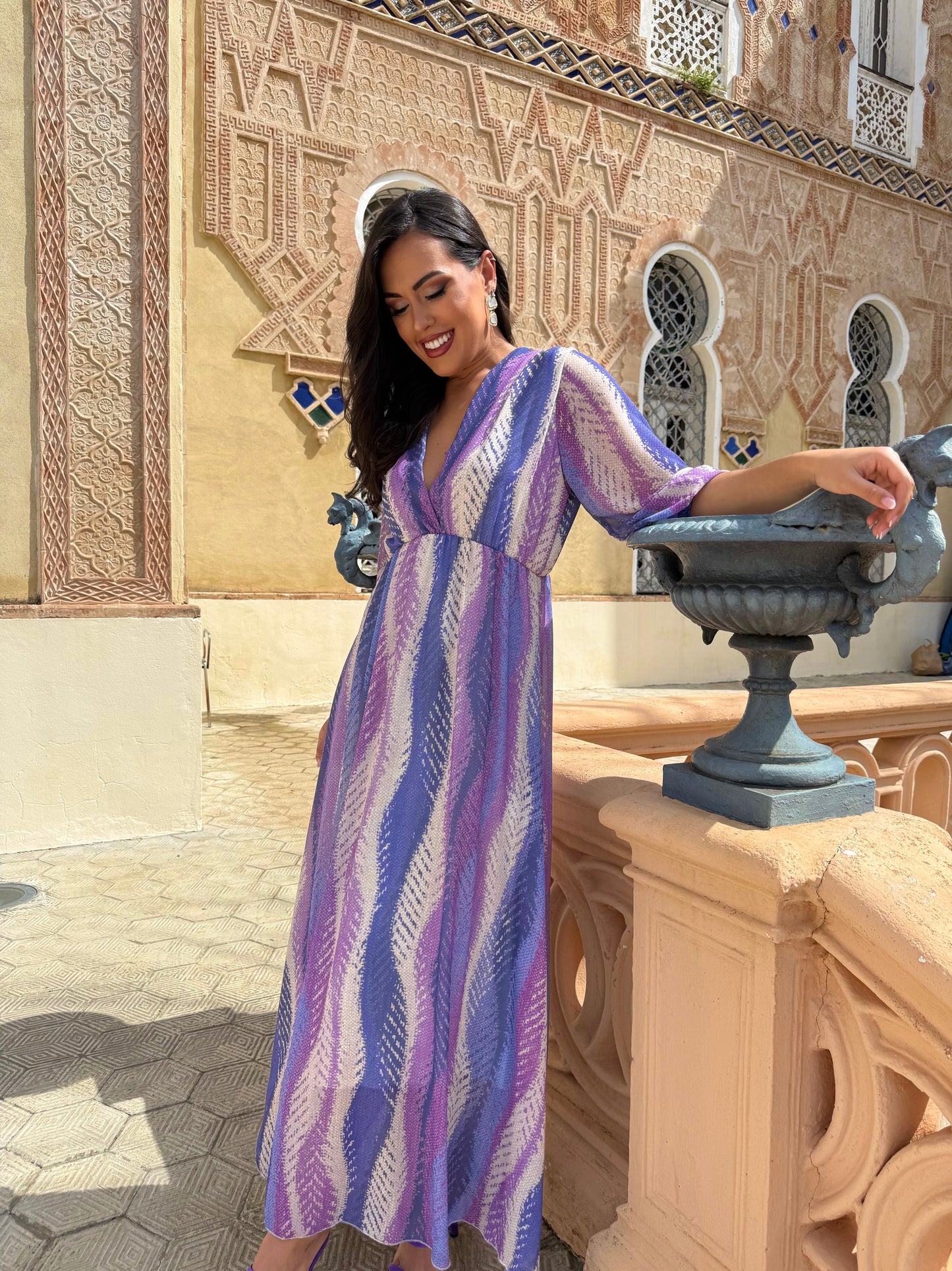 Vestido Iris Morado