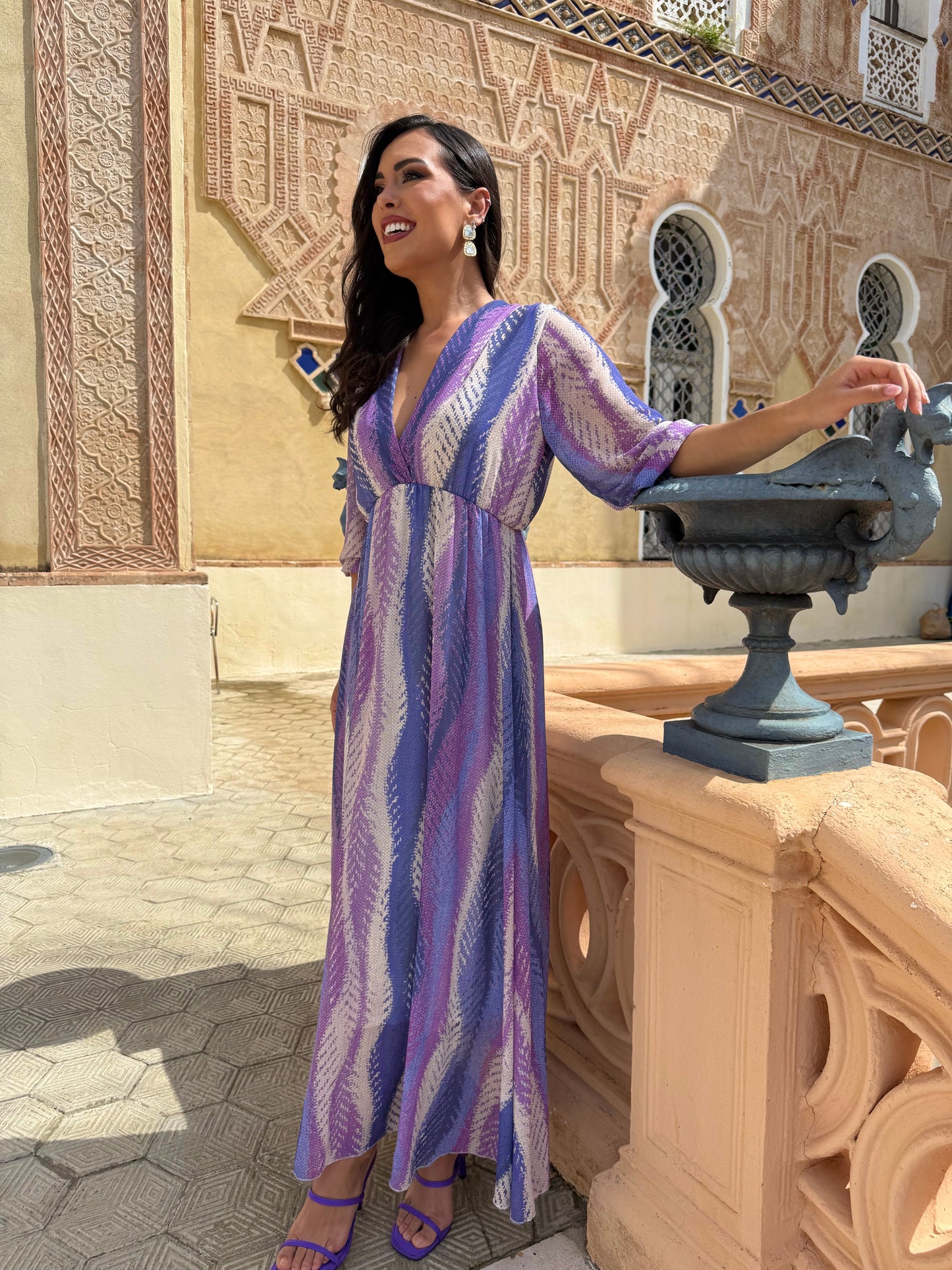 Vestido Iris Morado