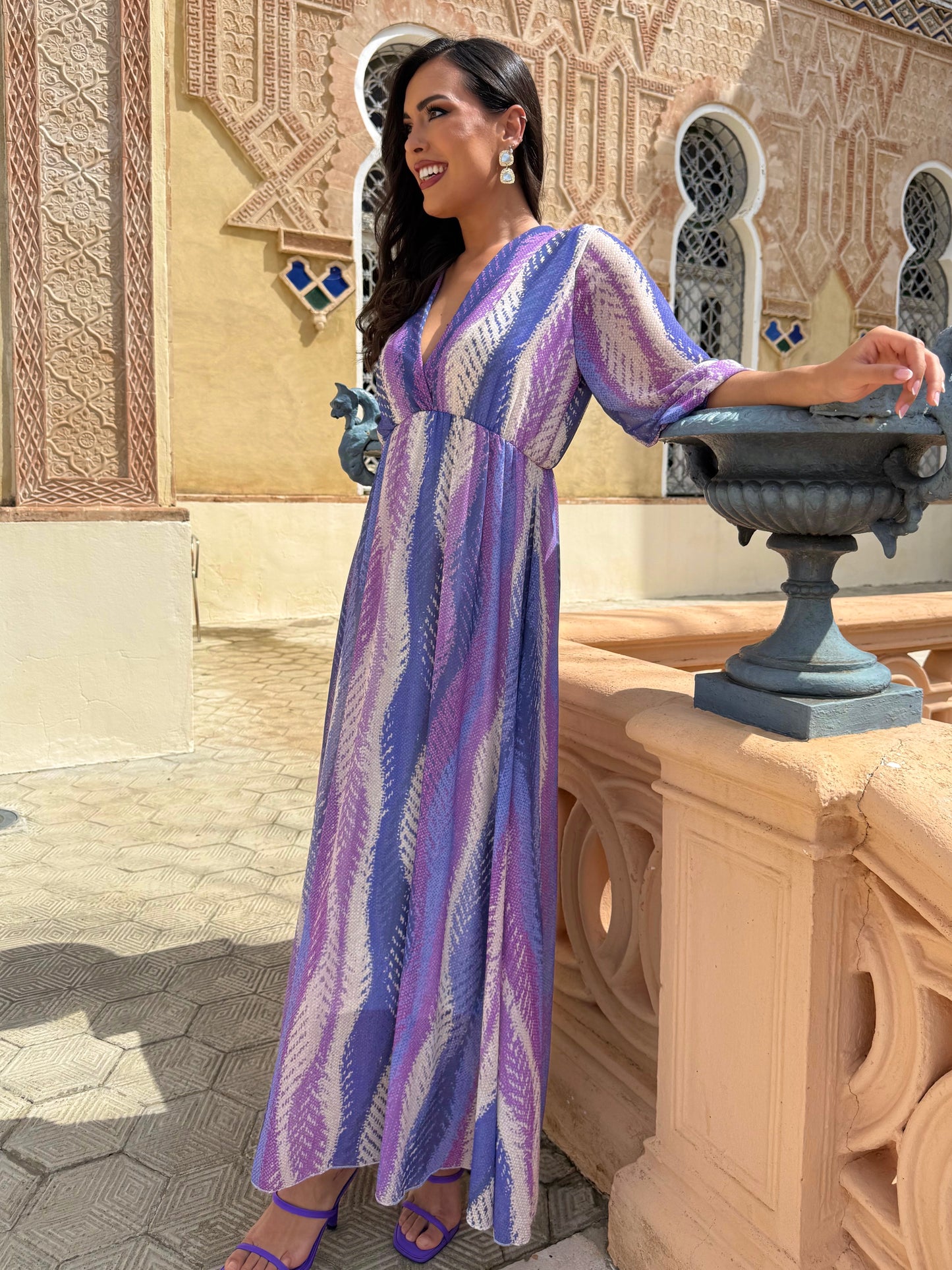 Vestido Iris Morado