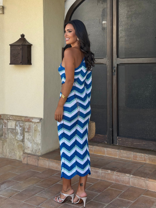 Vestido Es Vedrà Azul