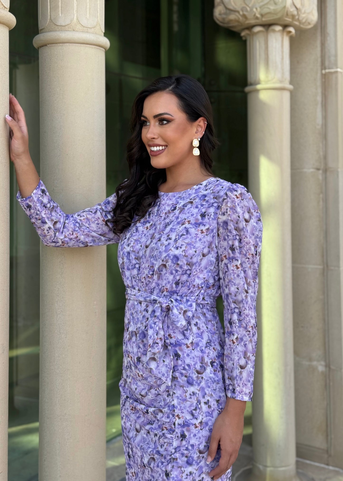 Vestido Camelia Morado