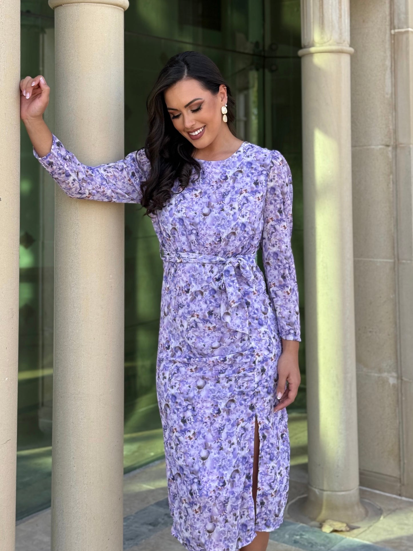 Vestido Camelia Morado