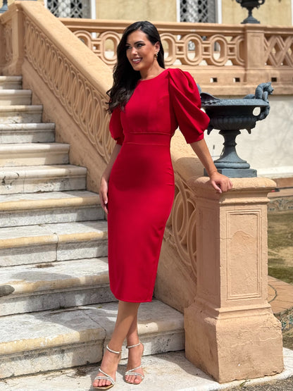 Vestido Lirio Rojo