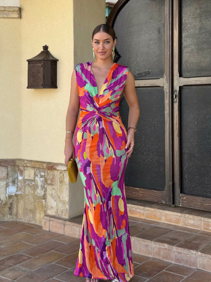 Vestido Platino Rosa