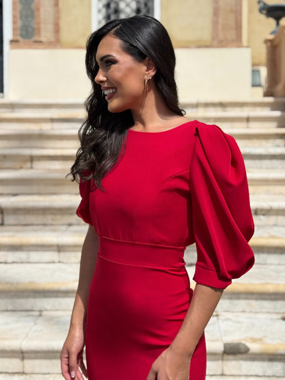 Vestido Lirio Rojo