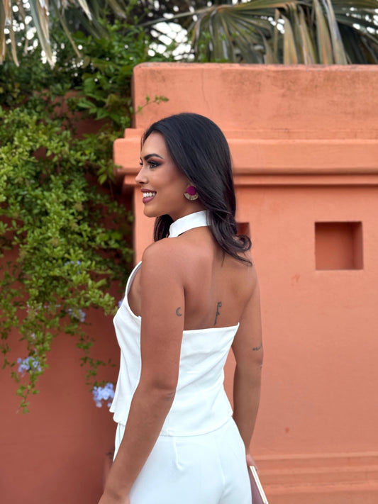 Conjunto Alelí Blanco