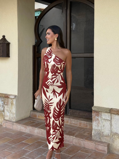 Vestido Selenita Marrón