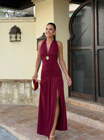 Vestido Zoe  Burdeos