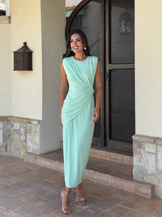Vestido Alba Aguamarina