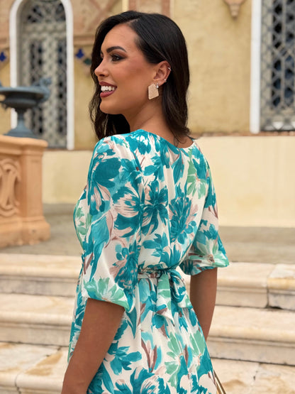 Vestido Narciso Turquesa