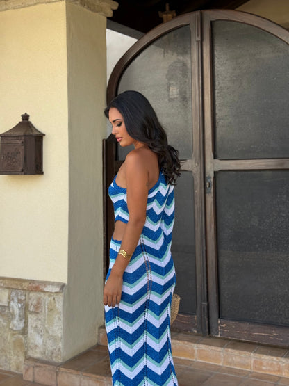 Vestido Es Vedrà Azul