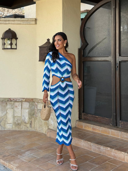 Vestido Es Vedrà Azul
