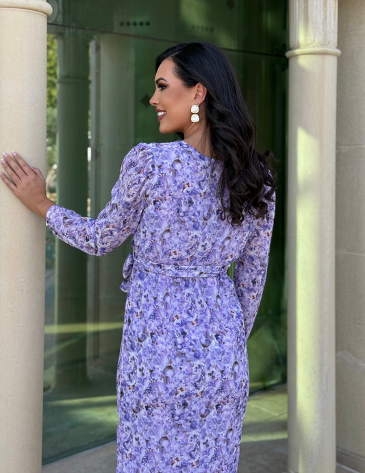 Vestido Camelia Morado
