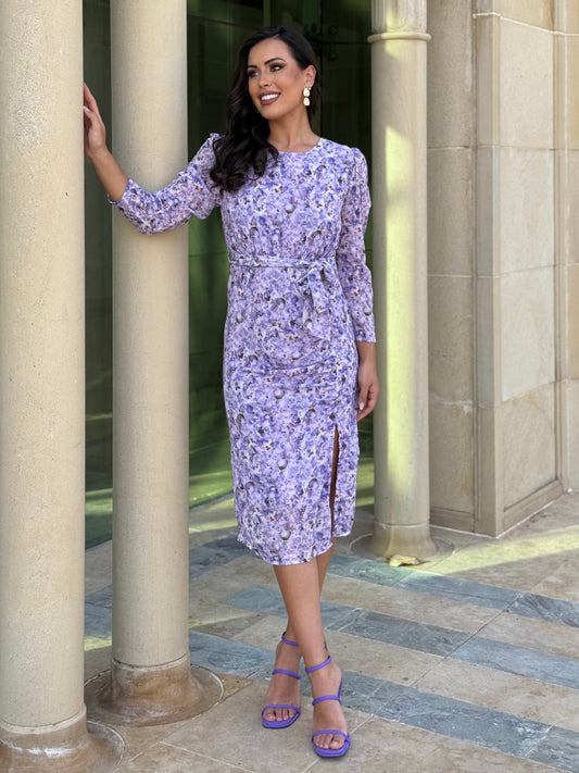 Vestido Camelia Morado
