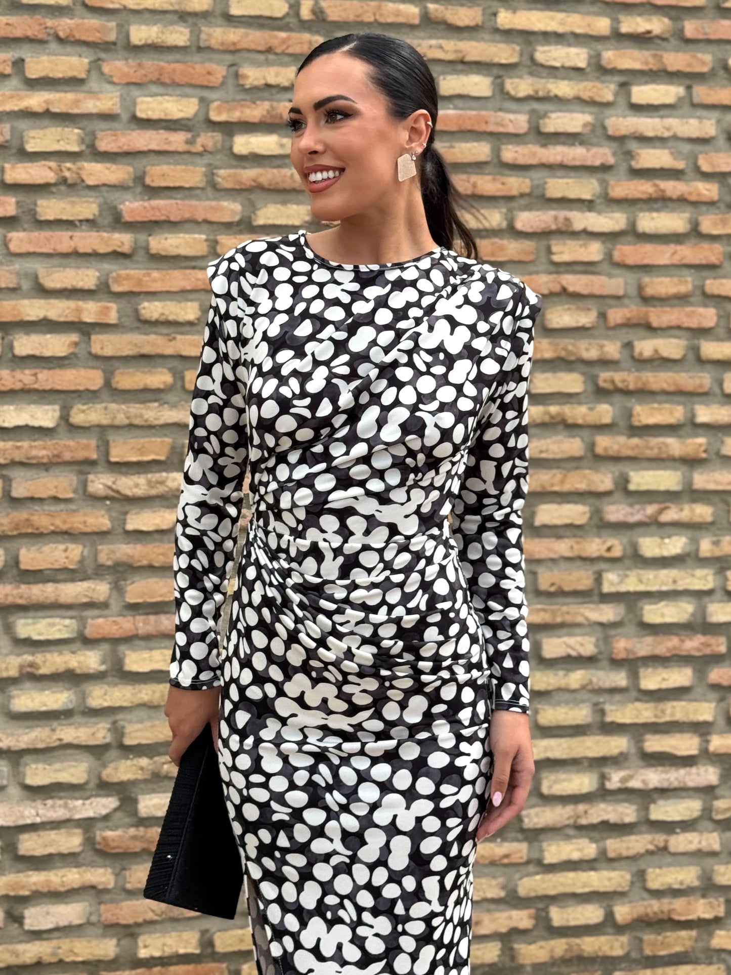 Vestido Orquídea Lunares