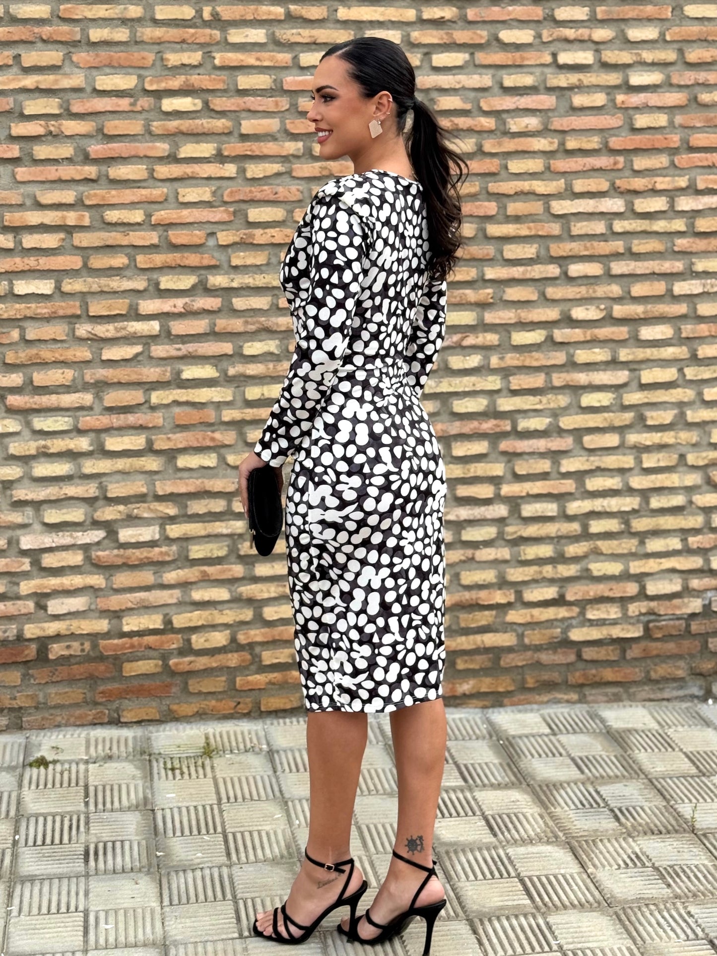 Vestido Orquídea Lunares