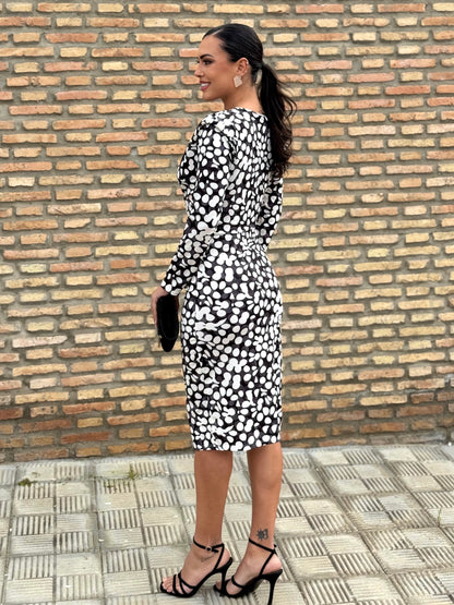 Vestido Orquídea Lunares
