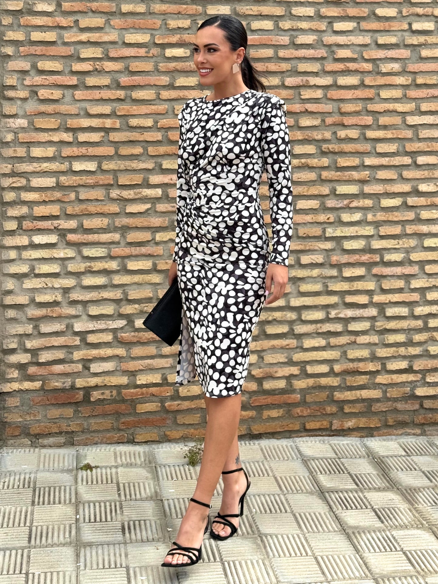 Vestido Orquídea Lunares