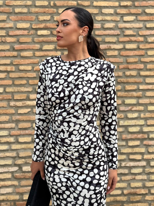 Vestido Orquídea Lunares