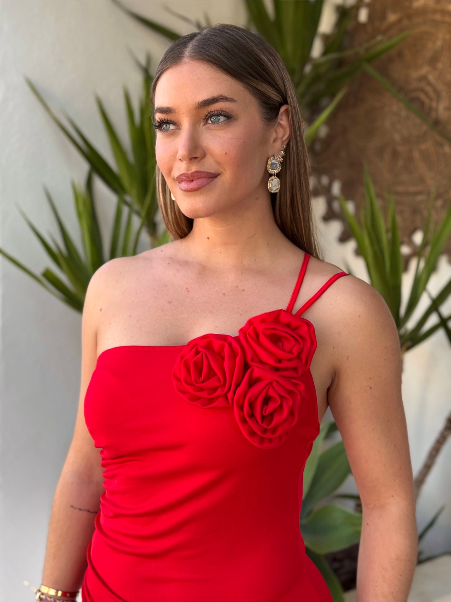 Vestido Rosas