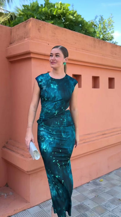 Vestido Cuarzo Azul